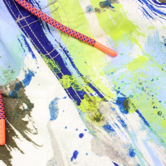 Page One Men's Vibrant Paint Splash Swim Trunks - Picture 4 of 6